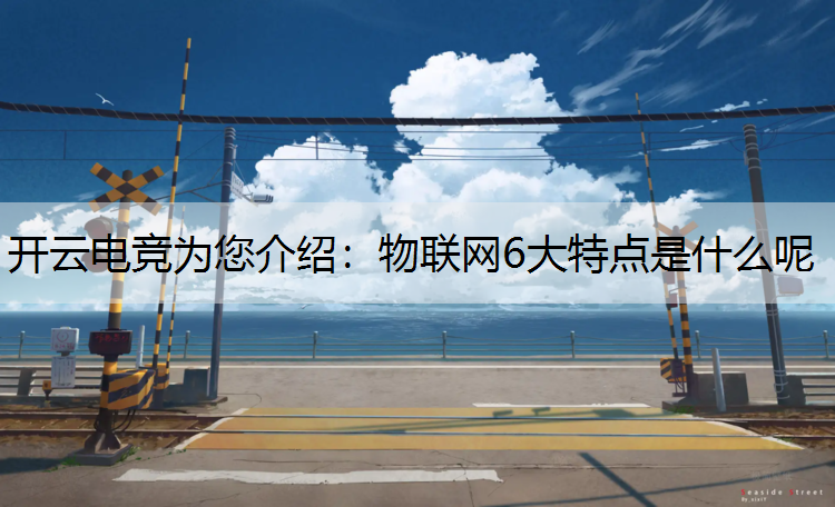开云电竞为您介绍：物联网6大特点是什么呢